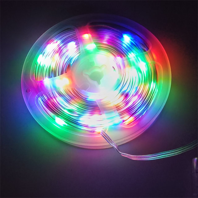 USB powered App + Remote control 5m 10m programmable rgb led christmas lights