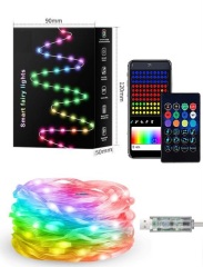 smart RGB Outdoor Indoor color changing LED Christmas tree lights