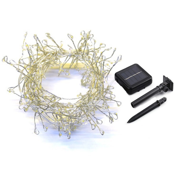 LED fireworks Christmas tree light Outdoor Warm white