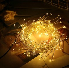 LED fireworks Christmas tree light Outdoor Warm white