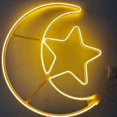 LED moon and star Projector light Ramadan Lights Outdoor