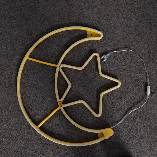 LED moon and star Projector light Ramadan Lights Outdoor