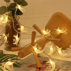 Ramadan Moon Star Led String lights EID Mubarak Muslim Decoration String Lights