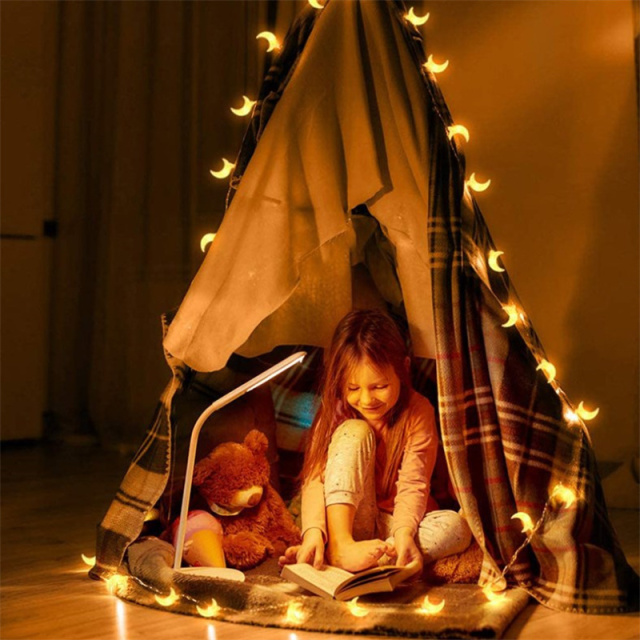 Ramadan Moon Star Led String lights EID Mubarak Muslim Decoration String Lights