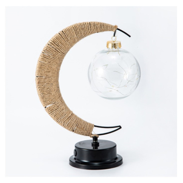 Ramadan Kareem Moon Table Lamp Desk Lamp Ramadan light Ramadan Eid Mubarak Muslim Moon Star Desktop Night light