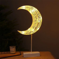 Ramadan Moon Star Table lamp Ramadan Desk Lamp Light LED Eid Mubarak Light