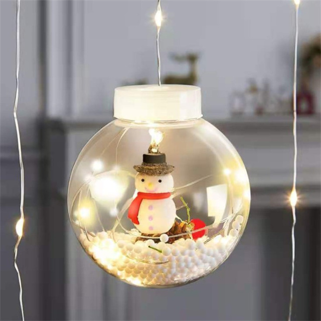 Ramadan LED wishing ball starry curtain lights New fashion ramadan eid mubarak decoration wishing ball led icicle curtain light