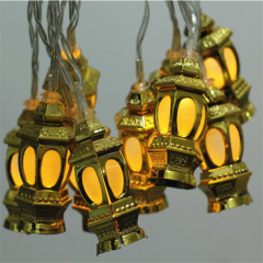 LED Battery Lantern Light Ramadan Decorations Islamic Muslim Party Decor Ramadan Lantern string light