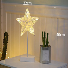 Ramadan Moon Star Table lamp Ramadan Desk Lamp Light LED Eid Mubarak Light