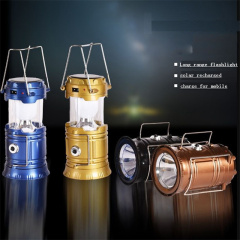 Solar+Plug in + USB 3 IN 1 Best Rechargeable Outdoor LED Camping Lantern Portable Lamp