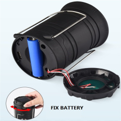 Solar+Plug in + USB 3 IN 1 Best Rechargeable Outdoor LED Camping Lantern Portable Lamp