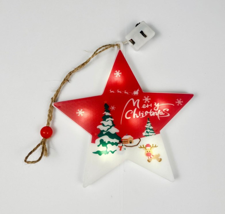 Mini Battery Powered Moon Star Ramadan Kareem LED light Ramadan hangin lights indoor