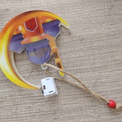 Mini Battery Powered Moon Star Ramadan Kareem LED light Ramadan hangin lights indoor