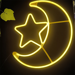 EID MUBARAK LED Home Ramadan Decorations Muslim Islamic Festival Party Decoration Ramadan Kareem moon&star Castle Gifts