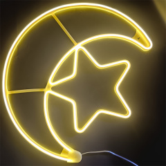 EID MUBARAK LED Home Ramadan Decorations Muslim Islamic Festival Party Decoration Ramadan Kareem moon&star Castle Gifts