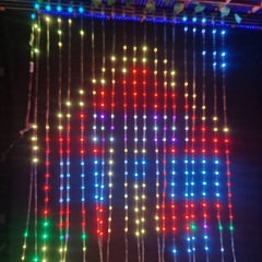 Smart APP+ Remote LED Curtain Lights, 9.8ft x 9.8ft WiFi RGB Color Changing Window Curtain DIY tuya Edit String Lights