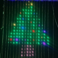 Smart APP+ Remote LED Curtain Lights, 9.8ft x 9.8ft WiFi RGB Color Changing Window Curtain DIY tuya Edit String Lights