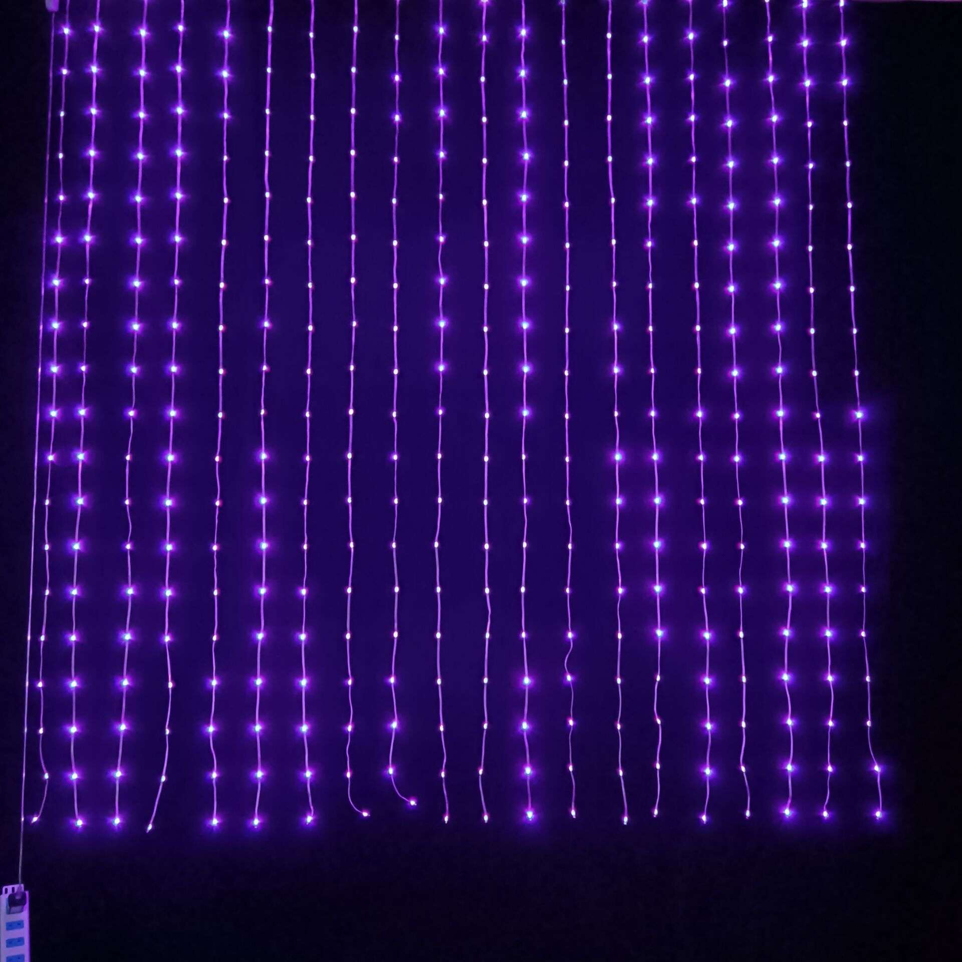 Smart DIY EDIT Tuya Curtain Lights String with 400 RGB Color Changing LED String Lights