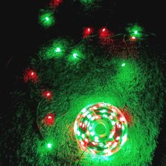 Amazon hot selling RGB color changing christmas tree light with remote control