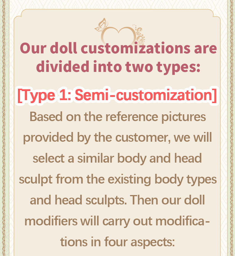 Personalized silicone doll customization