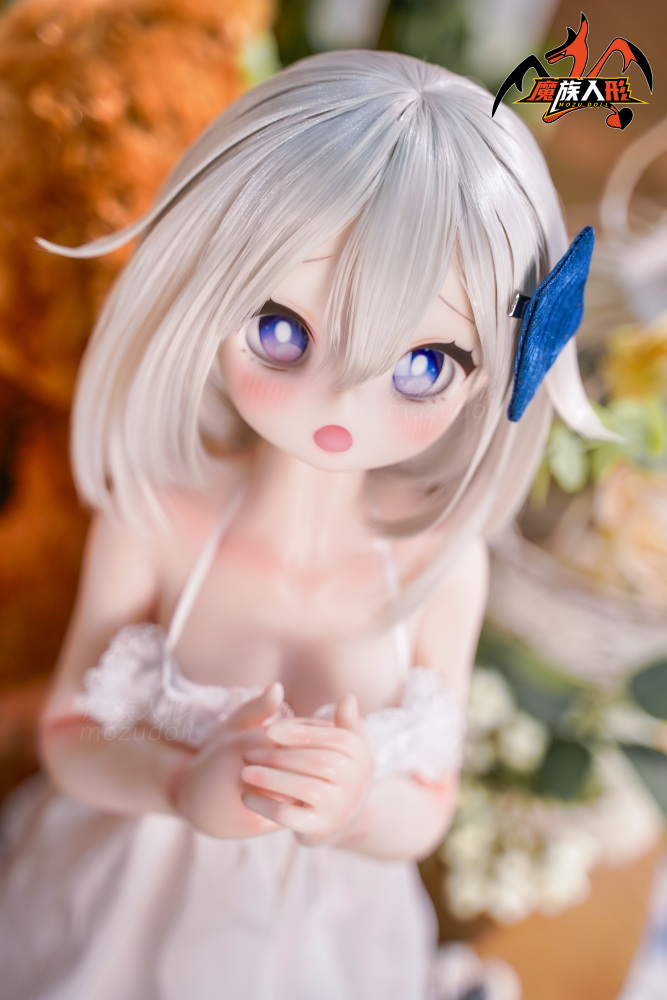 65cm Mozudoll Tiny Moe Head with Makeup —— Fit Doll Bodies of the Same Size