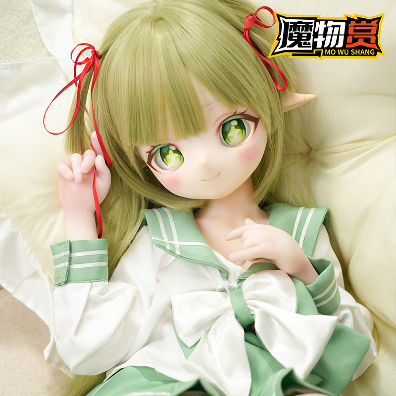 [The Green JK skirt of the 85cm doll Petite Leaf]  It is universal for 85cm dolls