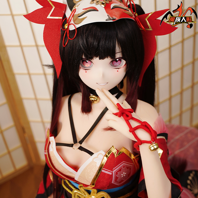 148cm Mozudoll Spark's  Head with Makeup —— Fit Doll Bodies of the Same Size