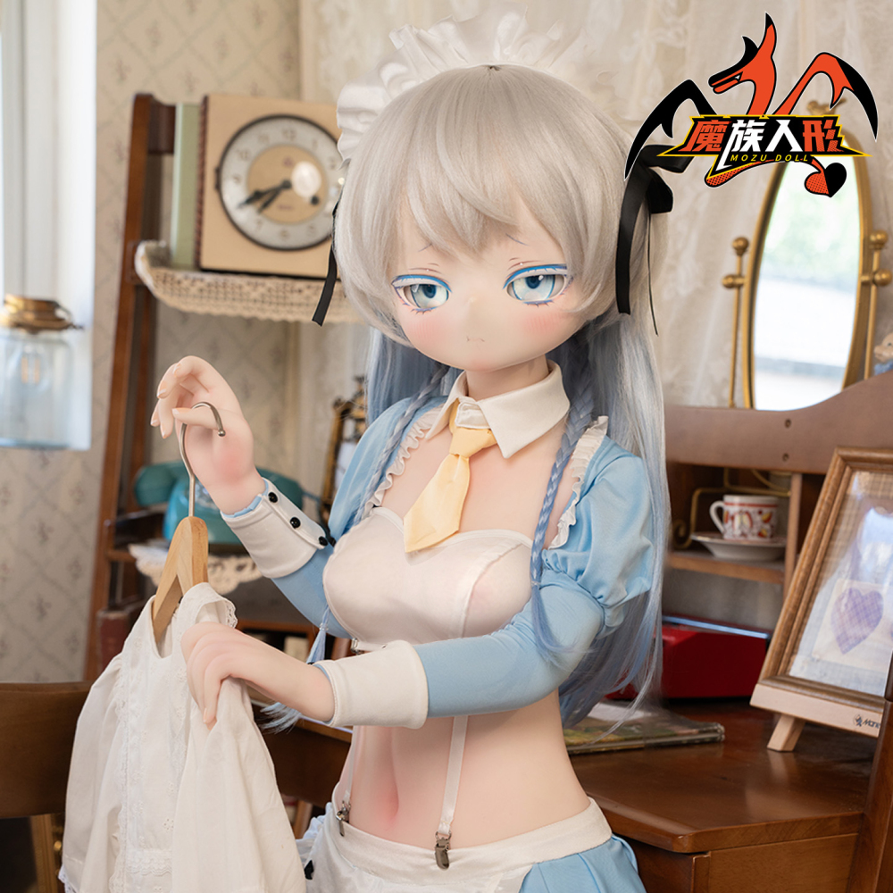 141cm Mozudoll Blueberry Head with Makeup —— Fit Doll Bodies of the Same Size