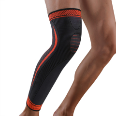 Hot Selling Nylon Knee Protection Sleeves with Anti-slip Silicone Elastic Breathable Sports Knee Support Brace