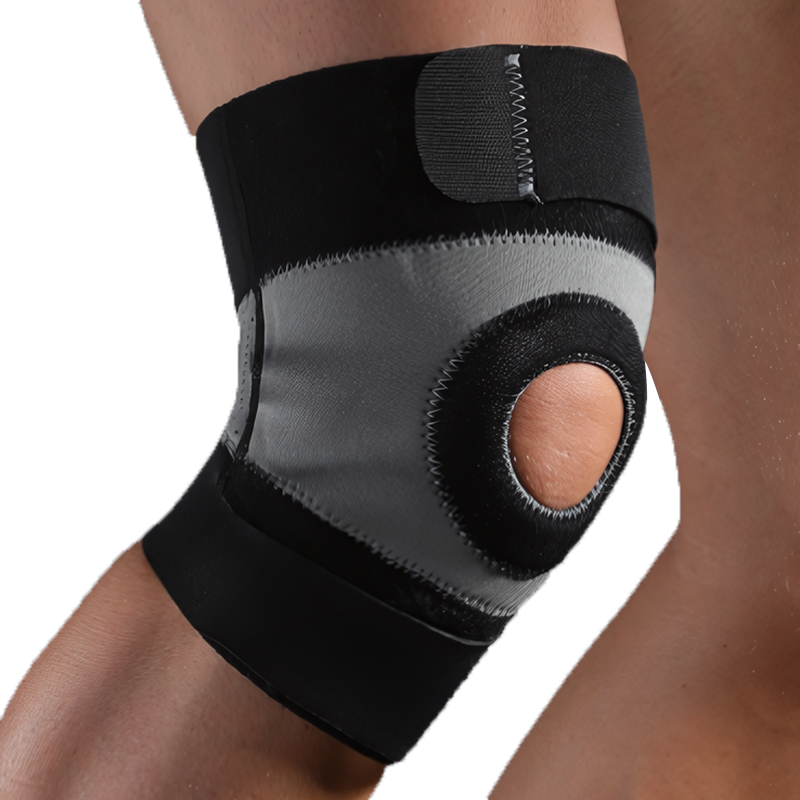 Neoprene Knee Support Brace Breathable Adjustable Compression Elastic Strap Protective Knee Support for Running