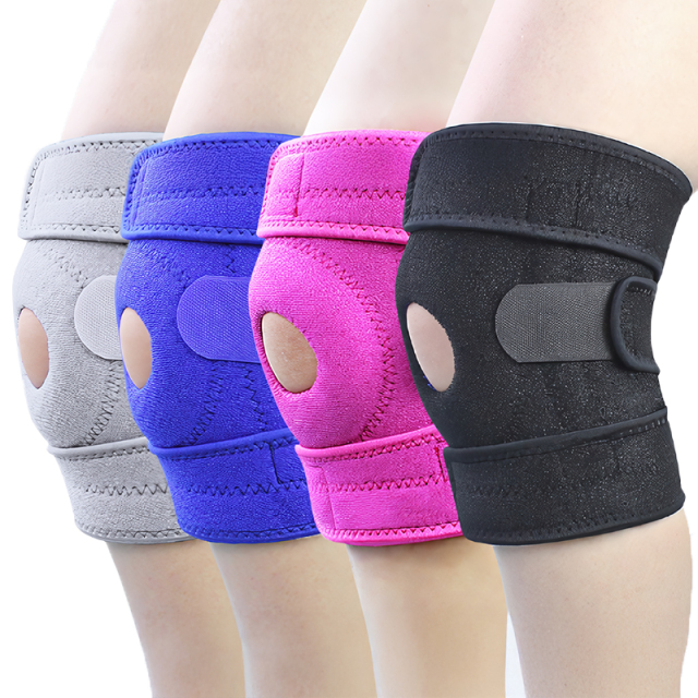 Maximum Grip Non Slip Design High Elastic Durability Sports Knee Sleeves Cotton/Neoprene Men's Four Season Use