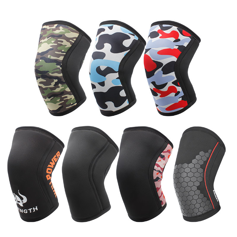 High Quality Thick Breathable Neoprene Unisex Knee Sleeves for Workout Fitness Weightlifting with Customized Label Gym Equipment