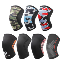 High Quality Thick Breathable Neoprene Unisex Knee Sleeves for Workout Fitness Weightlifting with Customized Label Gym Equipment