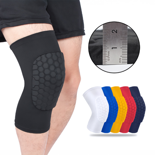 Custom Knee Support Brace For Basketball Motorcycle Protective Gear Bikers Cycling Soft Honeycomb Knee Pads