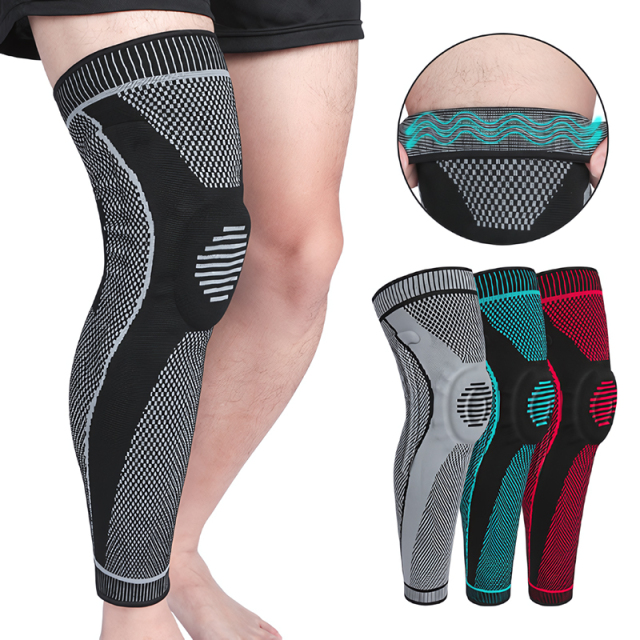 Comfortable and Breathable Fabric Adjustable Pressure Knee Support Pads With Straps Knee Protective Sleeve