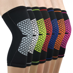Running Mountaineering Weightlifting Fitness Meniscus Knee Hinge Bracket Spring Support Adjustable Sports Knee Pad OK Cloth