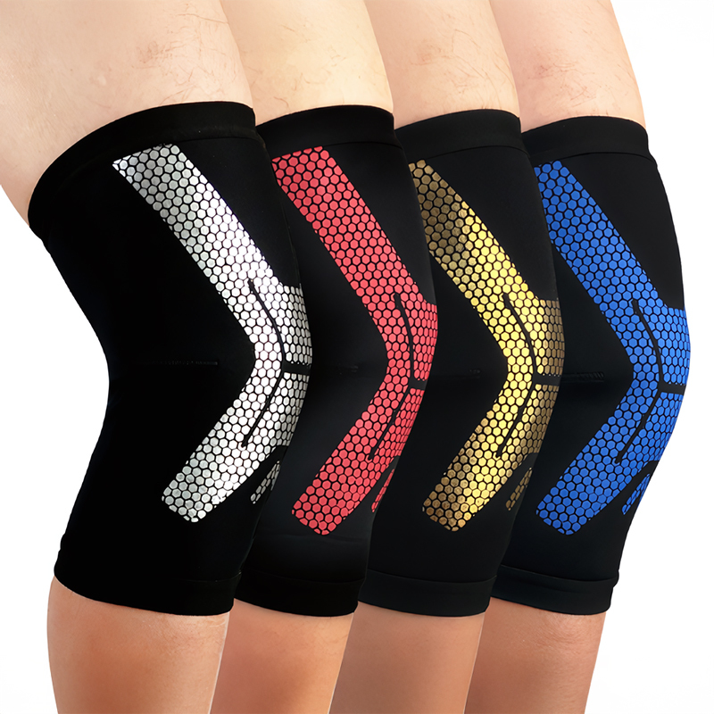 Stock High Quality Sports Knee Pad with Steel Plate Adjustable EVA Thickness Spacer Support Knee Pad