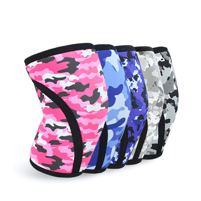 Custom Logo Wholesale Weightlifting Sports Neoprene Knee Brace Stiff Compression Knee Sleeves Support