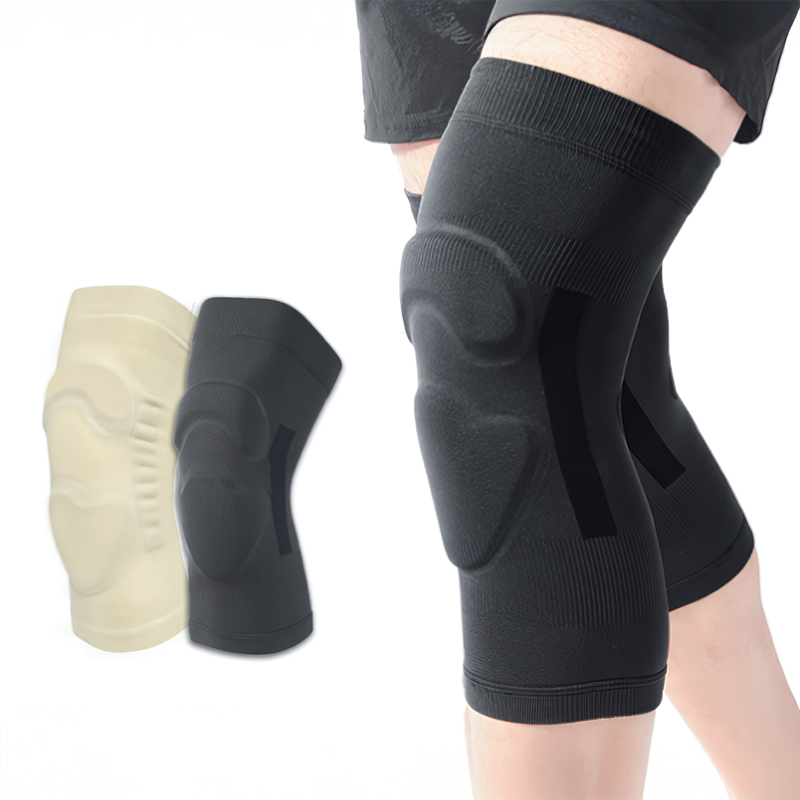 Sports Knee Pads Men's Professional Protection Basketball Summer Outdoor Strap Pressurized Silicone Spring Running