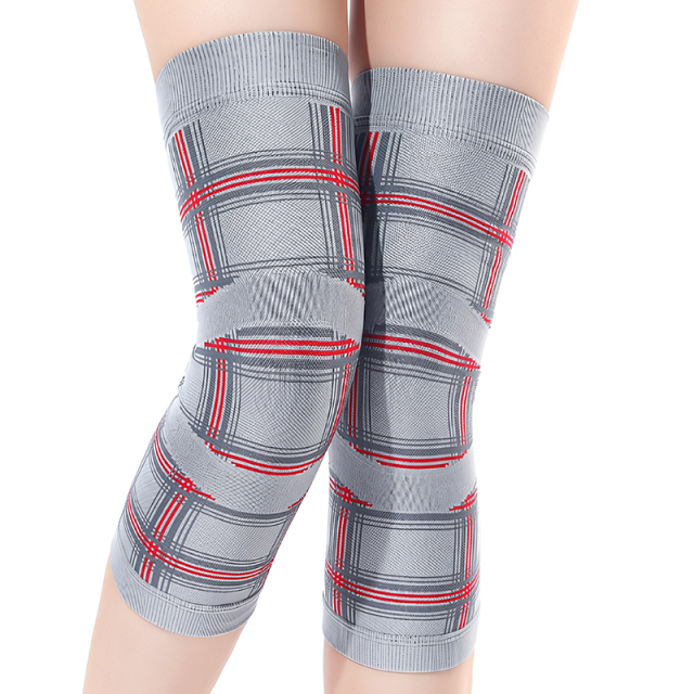 Solid Color Compression Elbow & Knee Pads Highly Elastic Muscle Stabilizer Warmth-Keeping Knee Support Sleeve for Protection