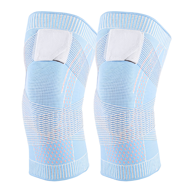 High Density Undeformable Stretchable Women Breathable Strapped Knee Pad