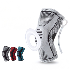 Factory Price Nylon Knee Support Gym Sport Joint Protection Breathable Elastic Compression Professional Protection Non-Skid Knee