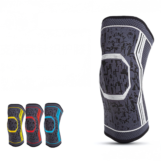 Flexible Thick Nylon Padded Knee Sleeves Sports Knee Guards Running Pain Relief Support Professional Protection Adult