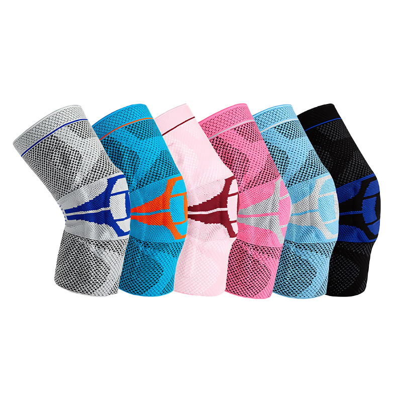 Sports Nylon Knee Pads Hiking Basketball Compression Strap Support Breathable Meniscus Joint Running Protective Gear Adjustable