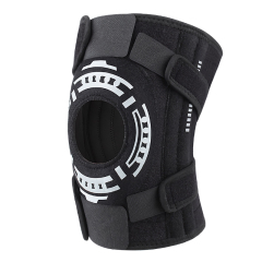 Customized Nylon Sports Knee Braces Adjustable Neoprene Stabilizer Hinged Open Patella Joint Soft Protective Sports Knee Pads