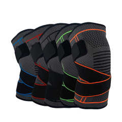 Nylon Elastic Soft Comprehensive Protection Sports Knee Pads Breathable Support Knee Brace Running Fitness Hiking Cycling