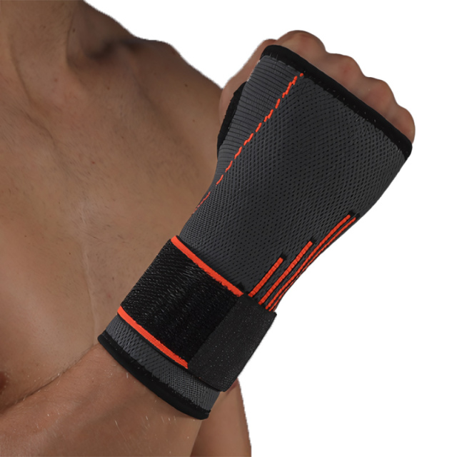 Sport Type of Wrist Hand Support Palm Protector with Silicone Pads Orthopedic Support Brace for Pain Relief