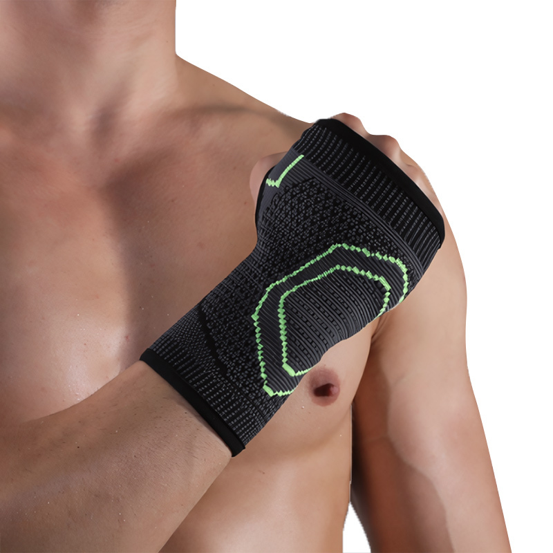 Outdoor Cycling Sports Breathable Nylon Palm Protector 3D Knitted Compression Warm Wrist Guard Bandage