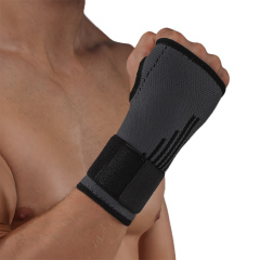 Good Quality Grey Palm Supporter Wrist Hand Palm Support Brace With Adjustable Strap for Sports Protection