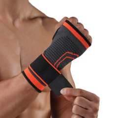 Chinmon Sports Compression Hand Wraps Protection Palm Weightlifting Handball Anti-sprain Support Wrist Guard Knitted Nylon
